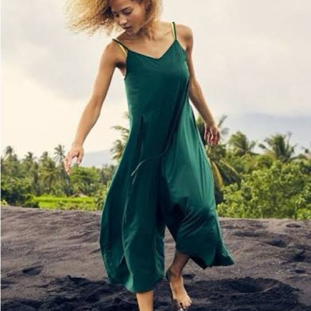 Athleta Green Jumpsuit